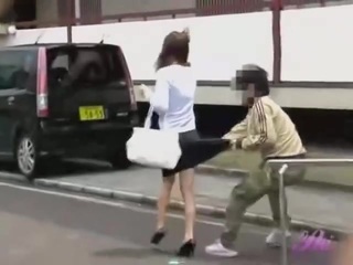 Unstoppable Urge! Skirt Shark's Wild Chase in Public - Jav, Flasher Outdoor